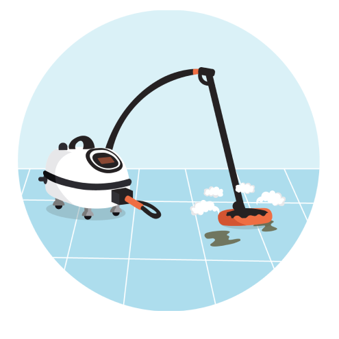 Deep steam cleaning services
